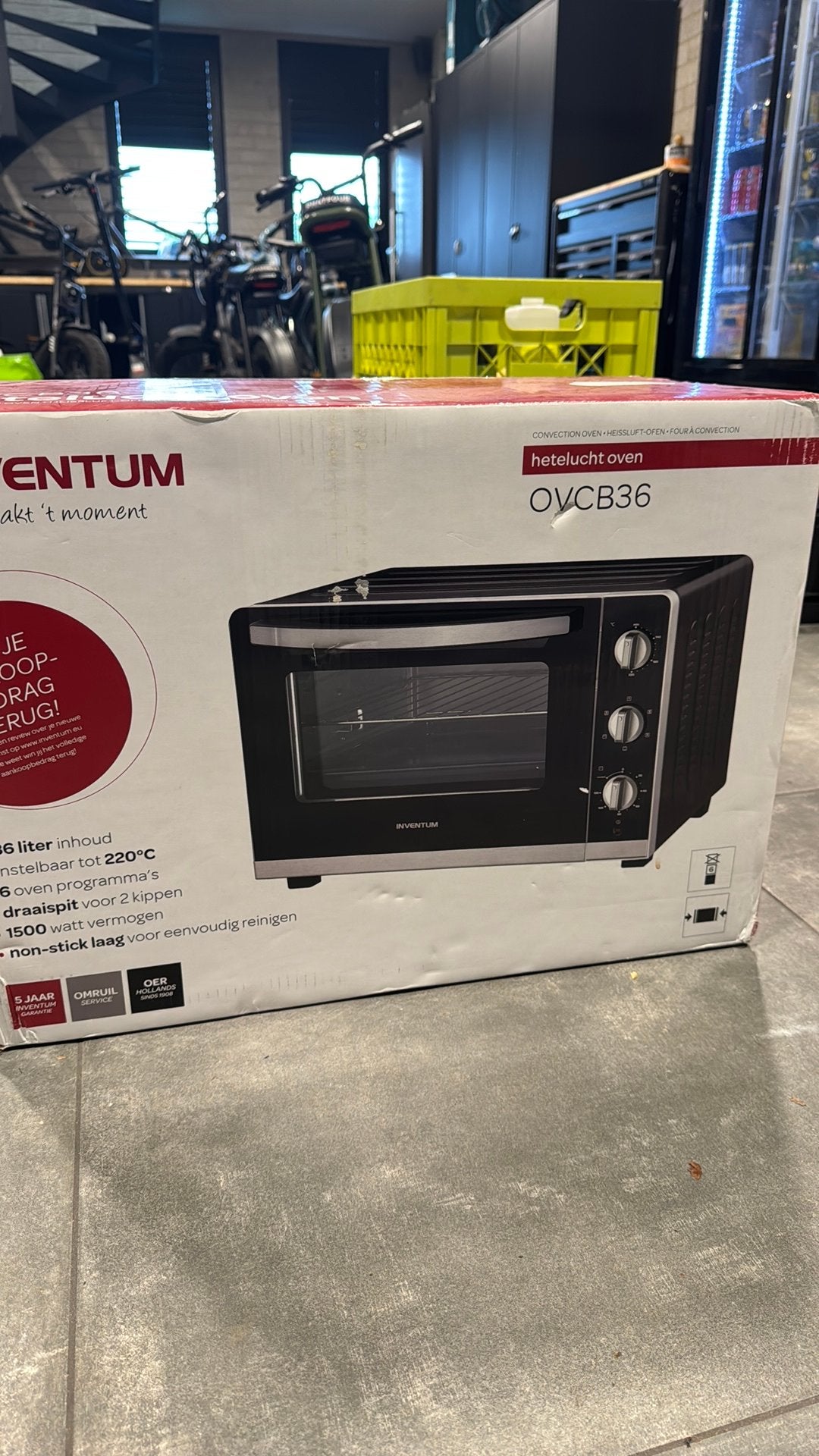 Inventum OVCB36 NIEUW IN DOOS, Ophalen, Minder dan 45 cm