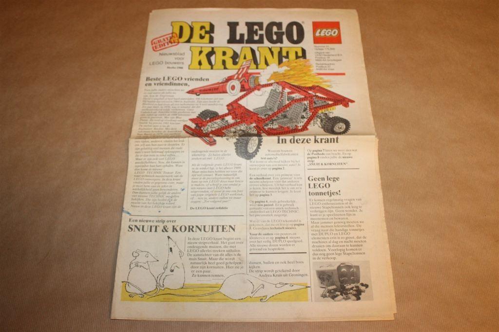 De Lego Krant - Nr. 41 - 1988, Ophalen of Verzenden, Zo goed als nieuw
