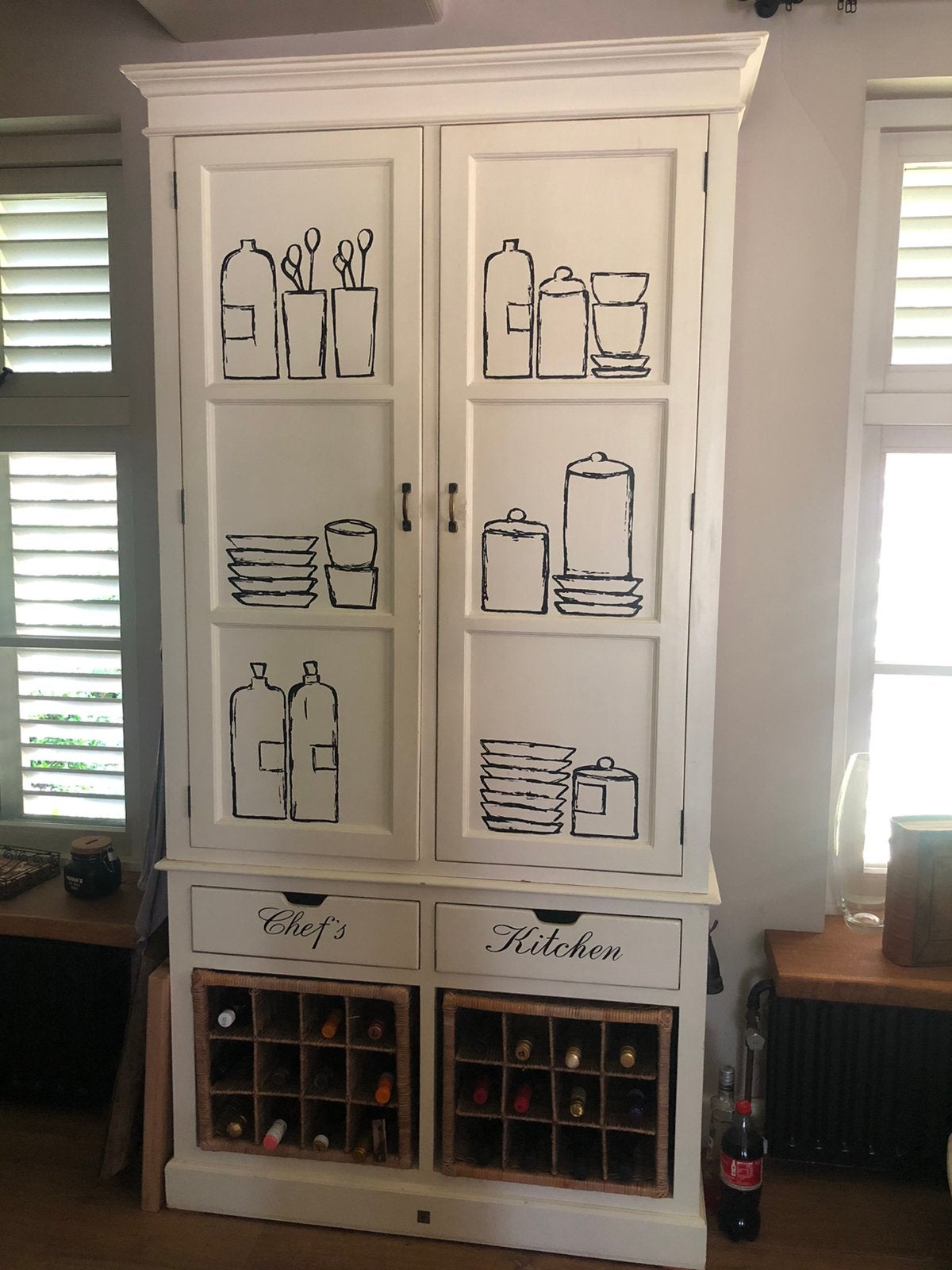 Prachtige Rivièra maison kast, Ophalen, Zo goed als nieuw, 25 tot 50 cm, 200 cm of meer
