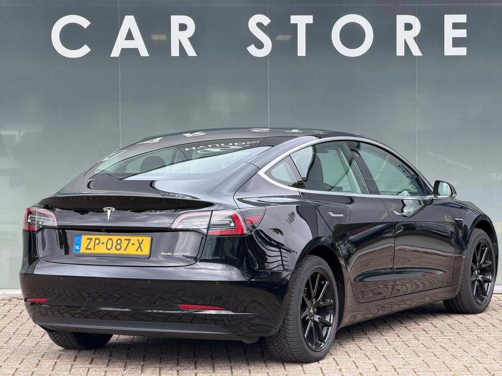 Tesla Model 3 Long Range AWD 75 kWh, Automaat, Stoelverwarming, Zwart, 84 €/maand