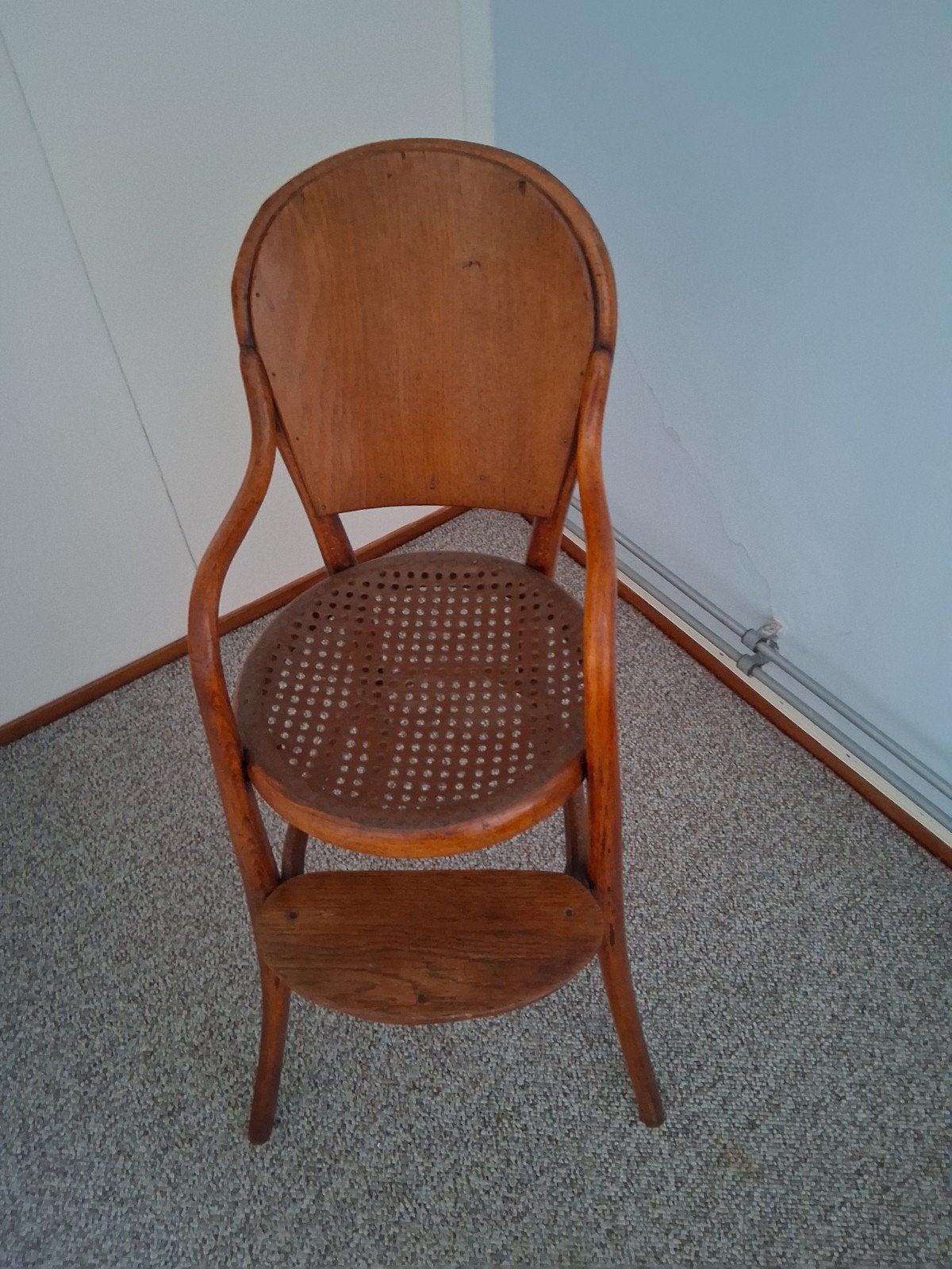 Antieke Thonet kinderstoel, Ophalen