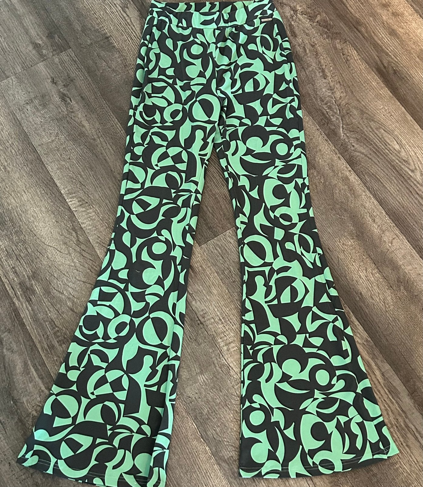Colourful Rebel flared pants swirl, maat S, Nieuw, Ophalen of Verzenden, Maat 36 (S), Lang