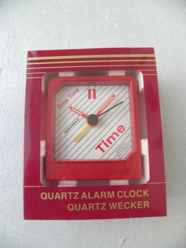 Quartz wekker Wehrle, nieuw, Ophalen of Verzenden, Zo goed als nieuw, Wandklok