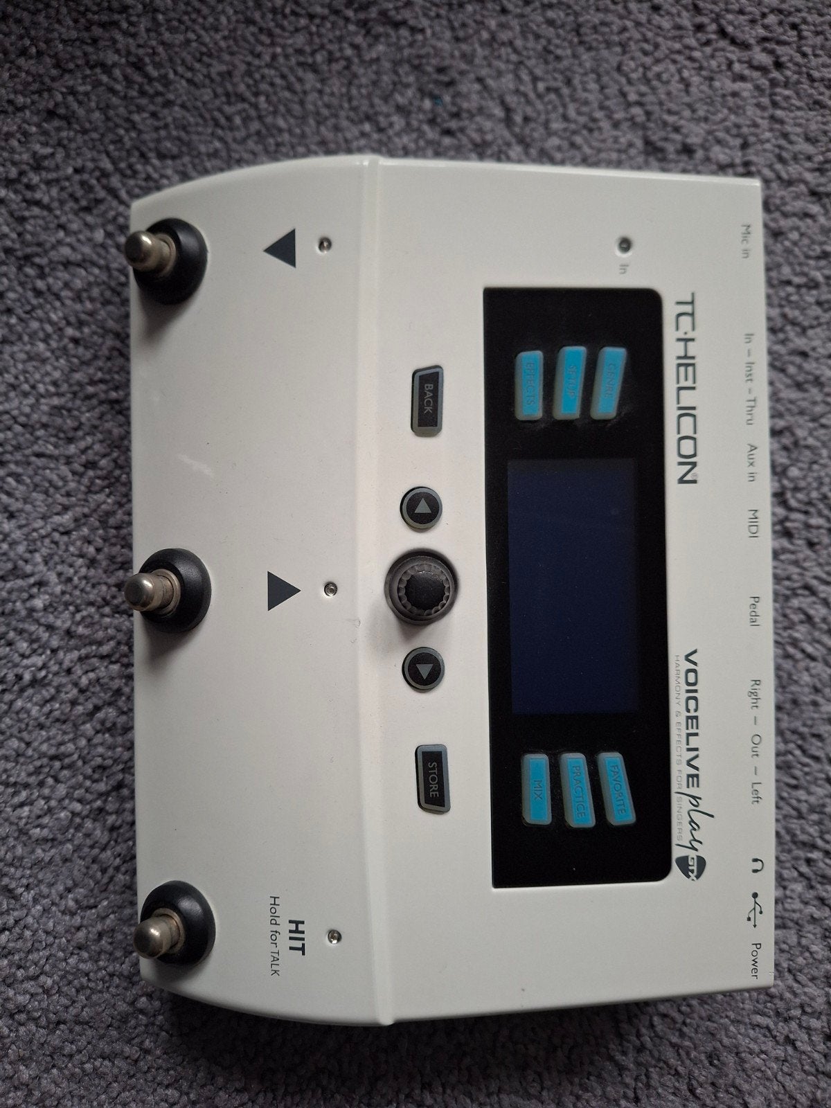 TC-Helicon VoiceLive Play GTX White Vocal Guitar Effect Proc, Muziek en Instrumenten, Ophalen, Gebruikt