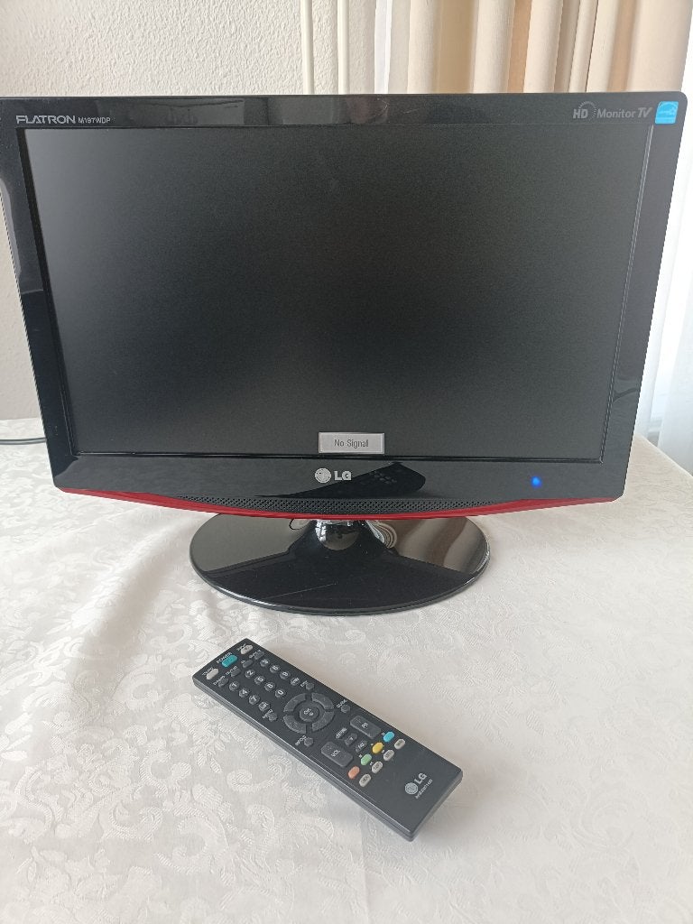 LG Flatron M197WDP 19 inch Monitor TV incl.afstandsbediening, Philips, Gebruikt, 50 Hz, Ophalen of Verzenden