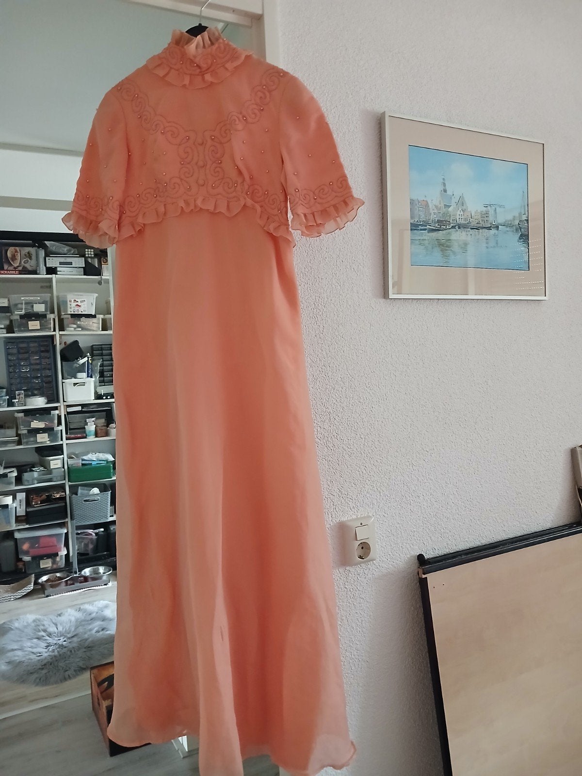 trouwjurk maat 36, Overige typen, Ophalen of Verzenden, Zo goed als nieuw, Roze