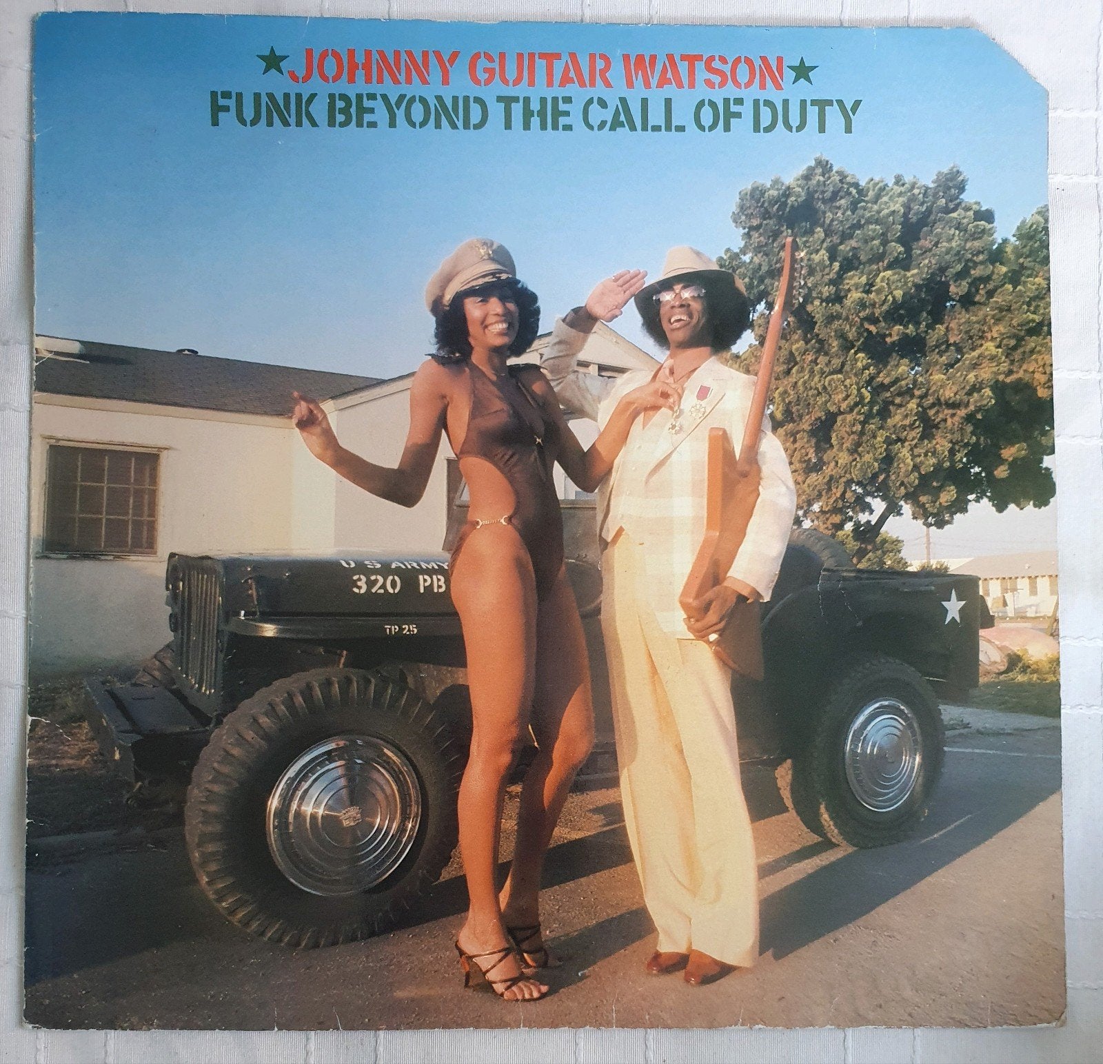 LP Johnny Guitar Watson - Funk beyond the call of duty -1977, LP, Zo goed als nieuw, 12 inch, Verzenden