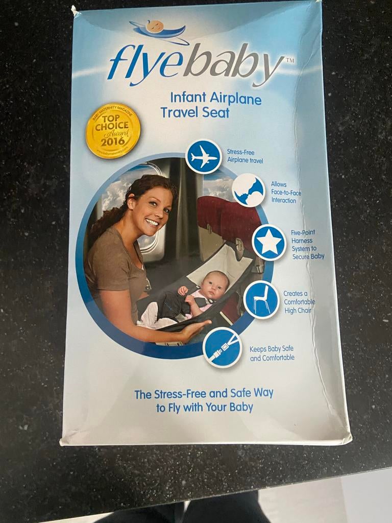 Flyebaby Baby Vliegtuig Reisstoel - Stressvrij Reizen, Kinderen en Baby's, Ophalen of Verzenden, Nieuw