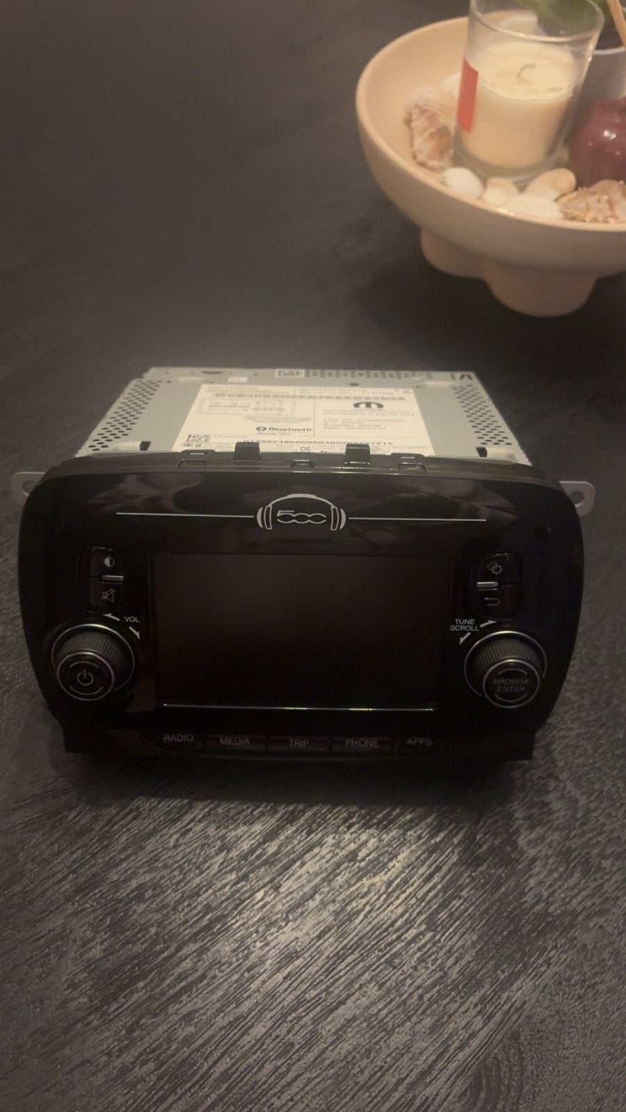 Fiat 500 radio, Auto diversen, Verzenden, Zo goed als nieuw