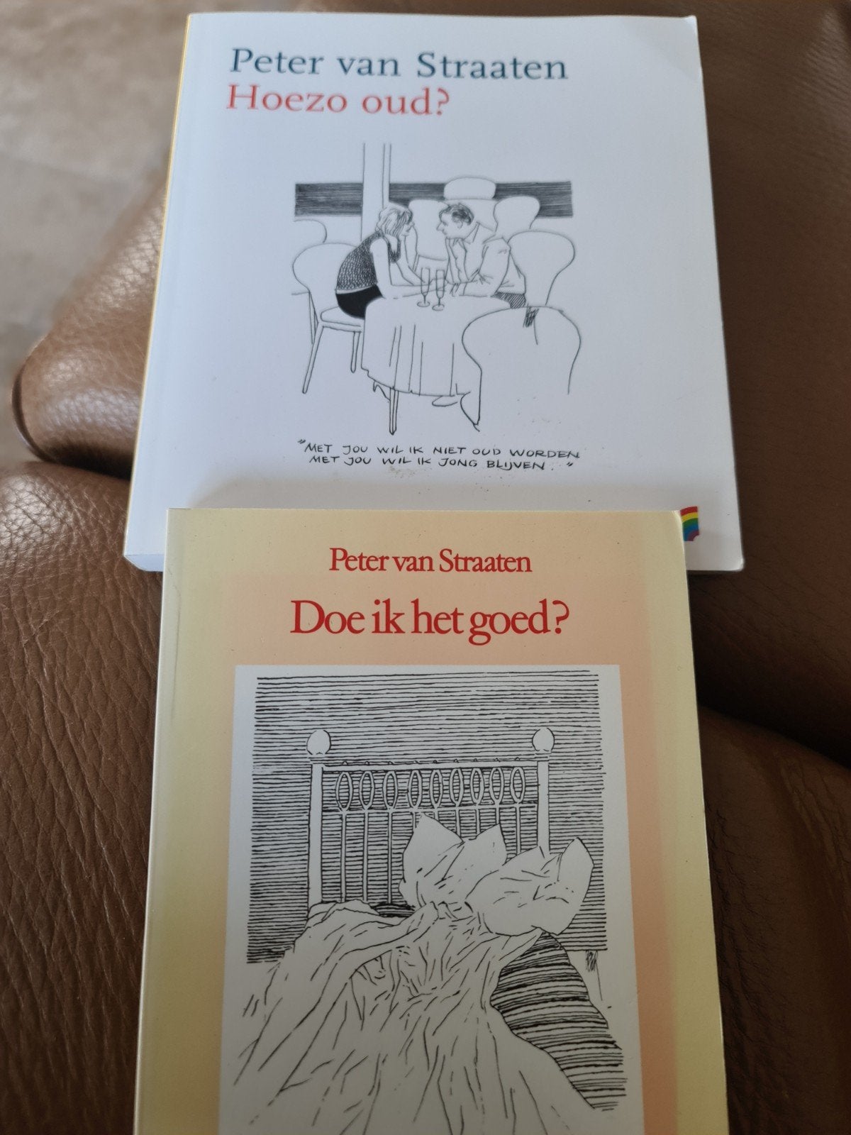 Peter van Straaten - Hoezo oud? & Doe ik het goed?, Boeken, Ophalen of Verzenden, Gelezen, Peter van Straaten, Cartoons