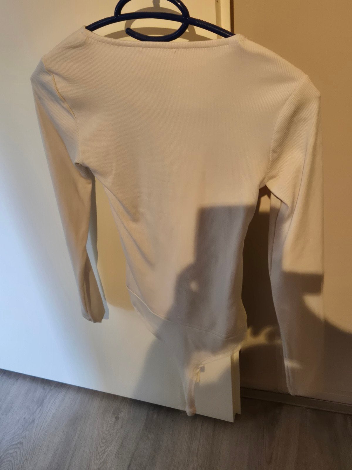 Witte Bodystocking met Lange Mouwen en Strass Details, Kleding | Dames, Tops, Wit, Ophalen of Verzenden, Lange mouw, Maat 36 (S)