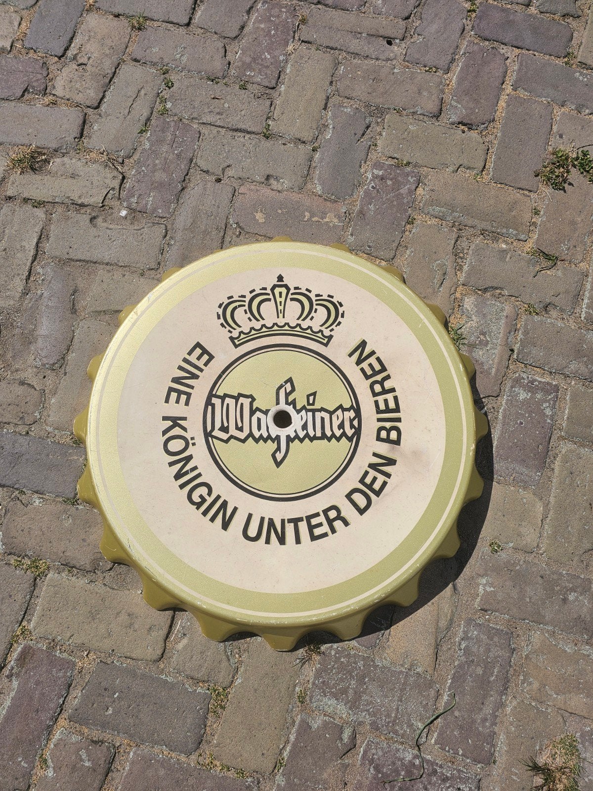 Warsteiner, Ophalen, Reclamebord, Plaat of Schild, Overige merken