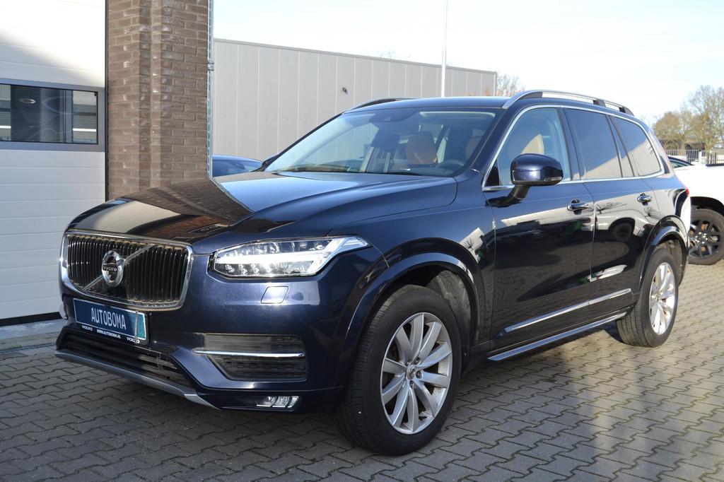 Volvo XC90 2.0 T6 AWD Momentum 7 persoons, Panoramadak, 360, Auto's, Volvo, Gebruikt, Zwart, 4 cilinders, 1969 cc