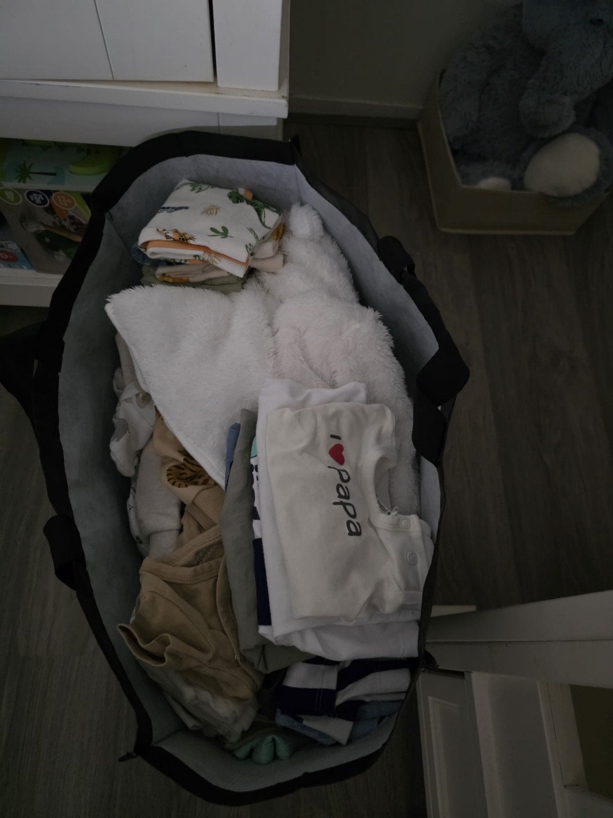 baby jongenskleding, Ophalen