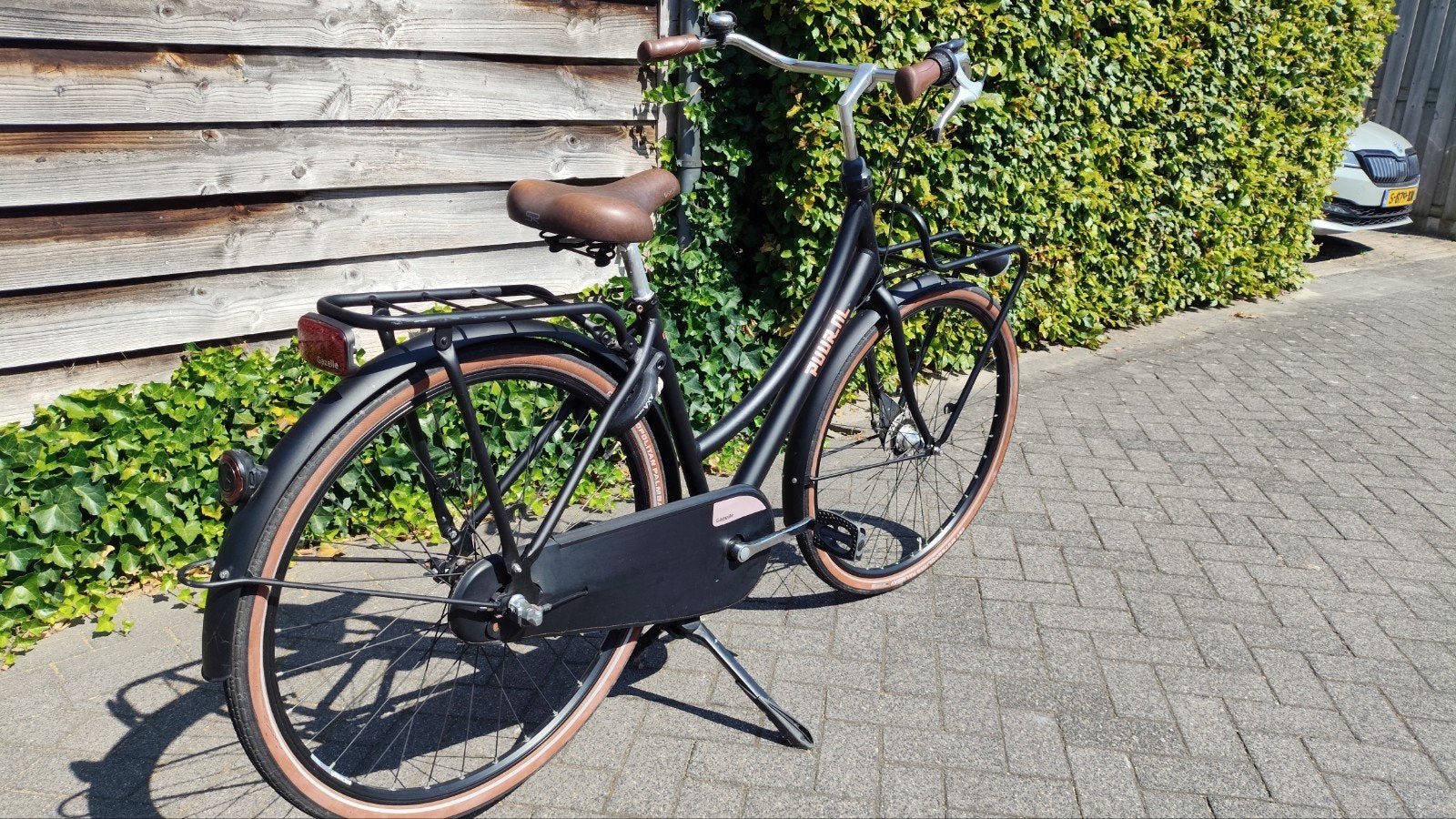 Gazelle Puur NL matzwart damesfiets, framemaat 49, 47 tot 50 cm, Ophalen, Zo goed als nieuw, Gazelle