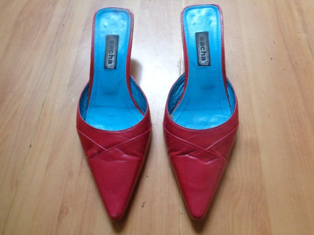 Schoenen / muiltje Sacha, Zo goed als nieuw, Sacha, Rood, Sandalen of Muiltjes