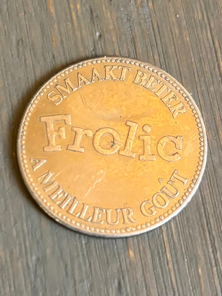 Penning Frolic De duitse herder, Postzegels en Munten, Ophalen of Verzenden, Overige materialen, Nederland
