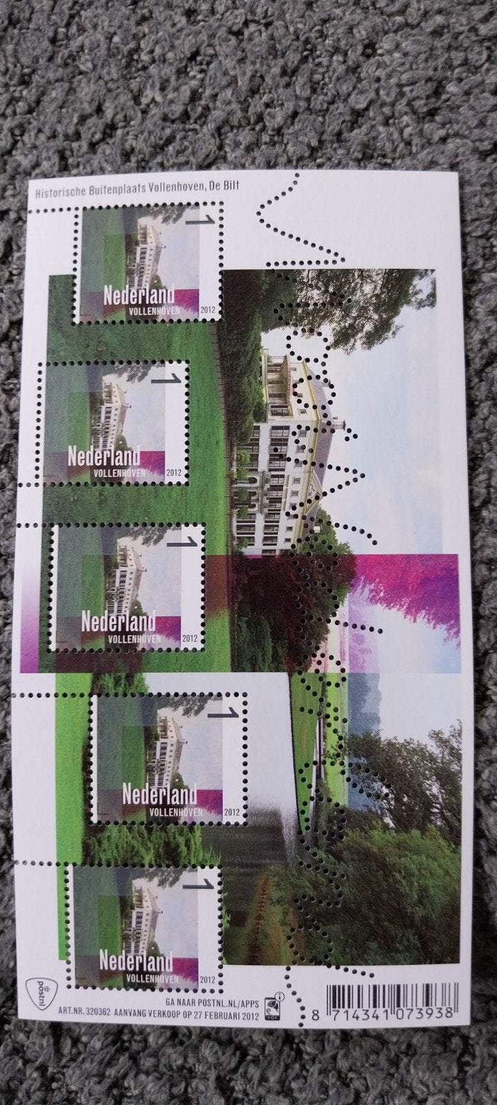 Mooi nederland  2012 compleet, Postzegels en Munten, Postzegels | Nederland, Ophalen of Verzenden