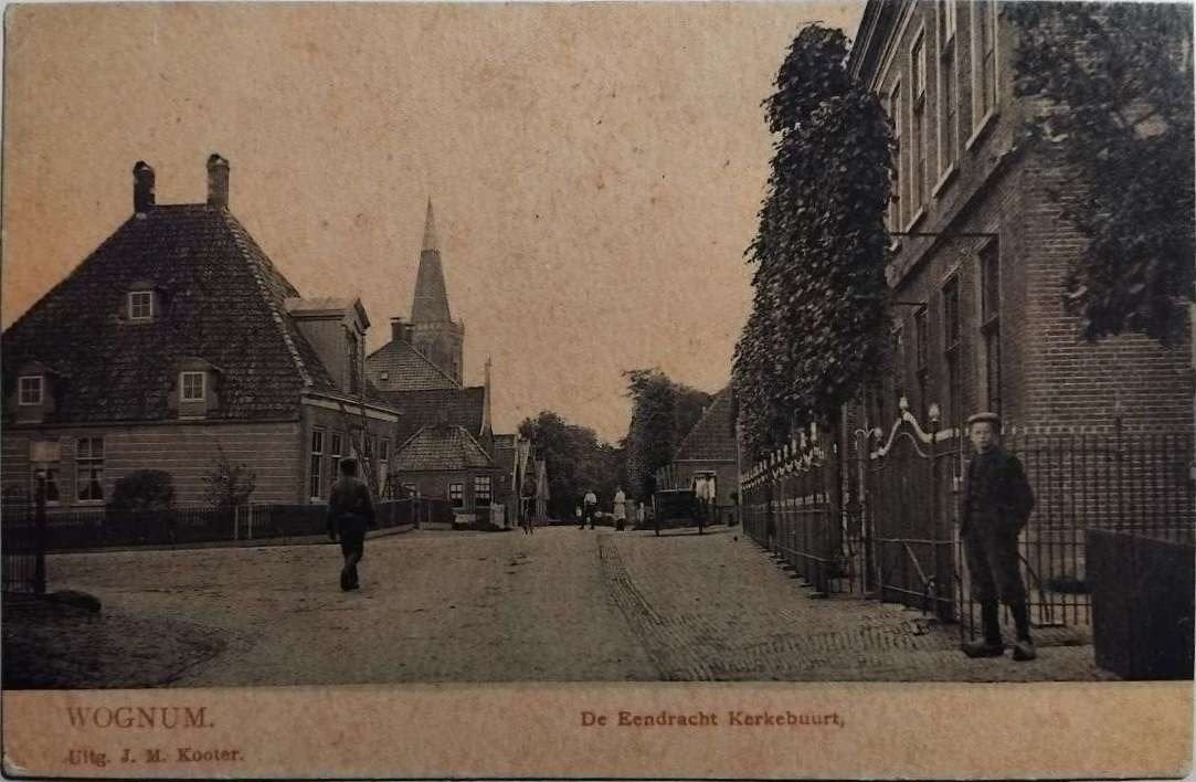 Wognum (NH) 1912 - De Eendracht Kerkebuurt, Verzamelen, Ophalen of Verzenden, Voor 1920, Gelopen, Noord-Holland
