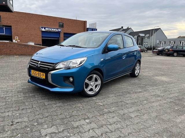 Mitsubishi Space Star 1.2 cool+, nwe allseason banden , 1 ja, 12 maanden, Stof, Gebruikt, Blauw