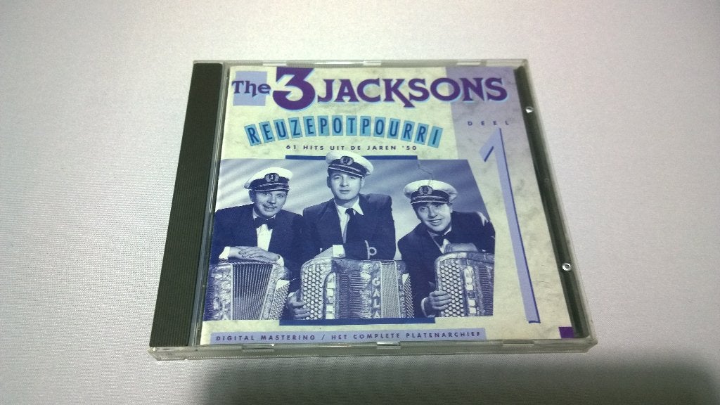 the 3 jacksons - reuzepotpourri deel 1, Cd's en Dvd's, Cd's | Pop, Ophalen, 1990 - 1999, Gebruikt