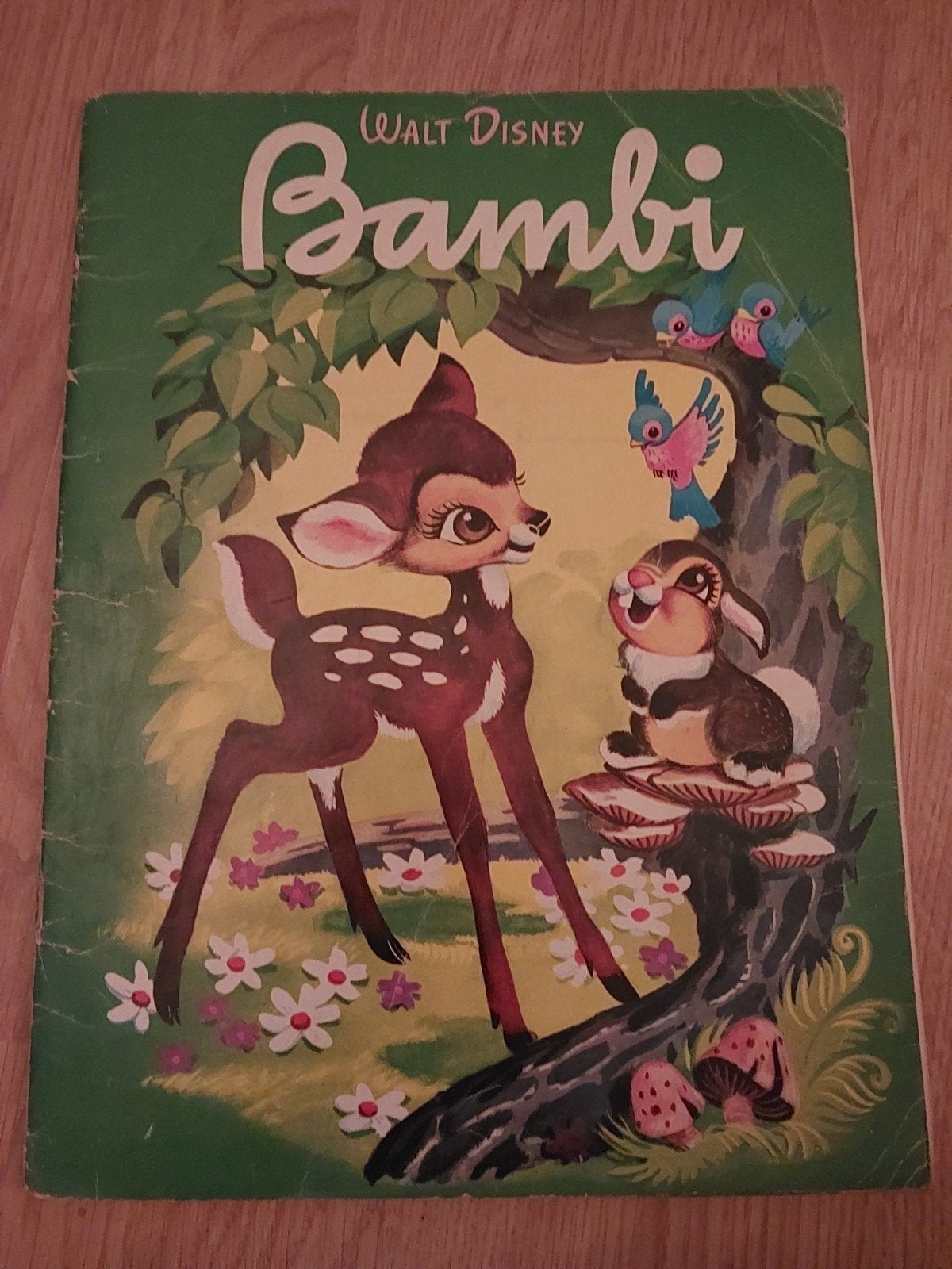 Vintage Walt Disney Bambi Gouden Boekje, Boeken, Gelezen, Walt Disney, Ophalen of Verzenden, Gouden boekje