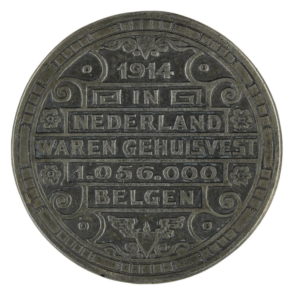 Penning Elias Voet : Belgische Annexionisten (Zilver), 1919, Verzenden, Zilver, Nederland