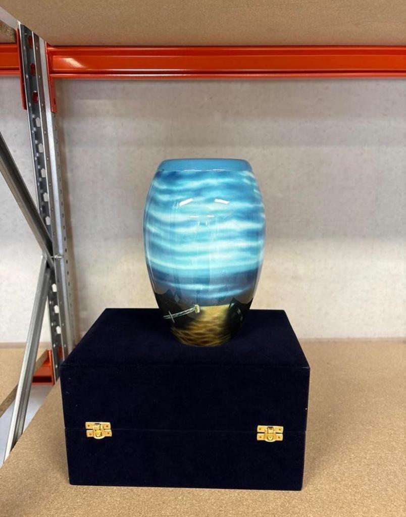 Partij urnen urn, Overige materialen, Blauw, Bieslook 42, Ophalen