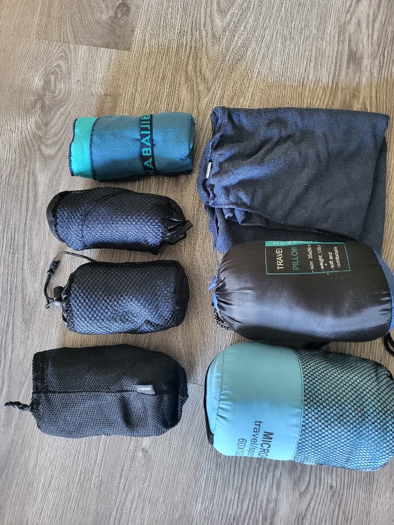 microvezel handdoeken sneldrogend, Gebruikt, Meerkleurig, Overige merken, Handdoek