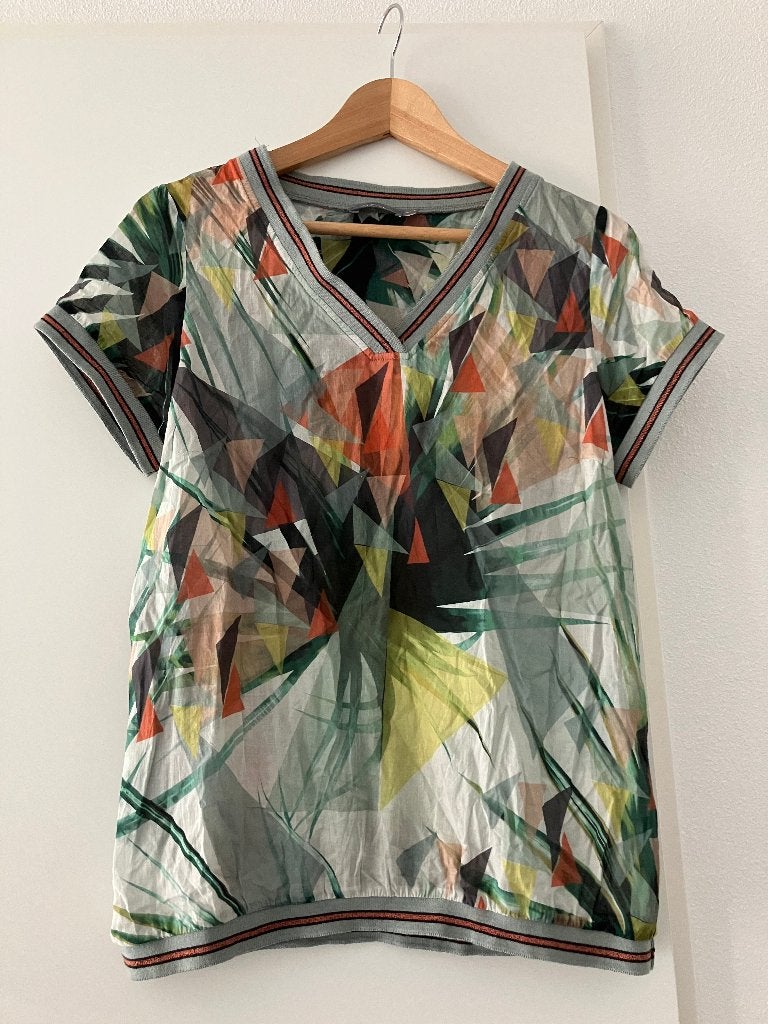 Geisha shirtje, maat M, Maat 38/40 (M), Geisha, Zo goed als nieuw, Meerkleurig