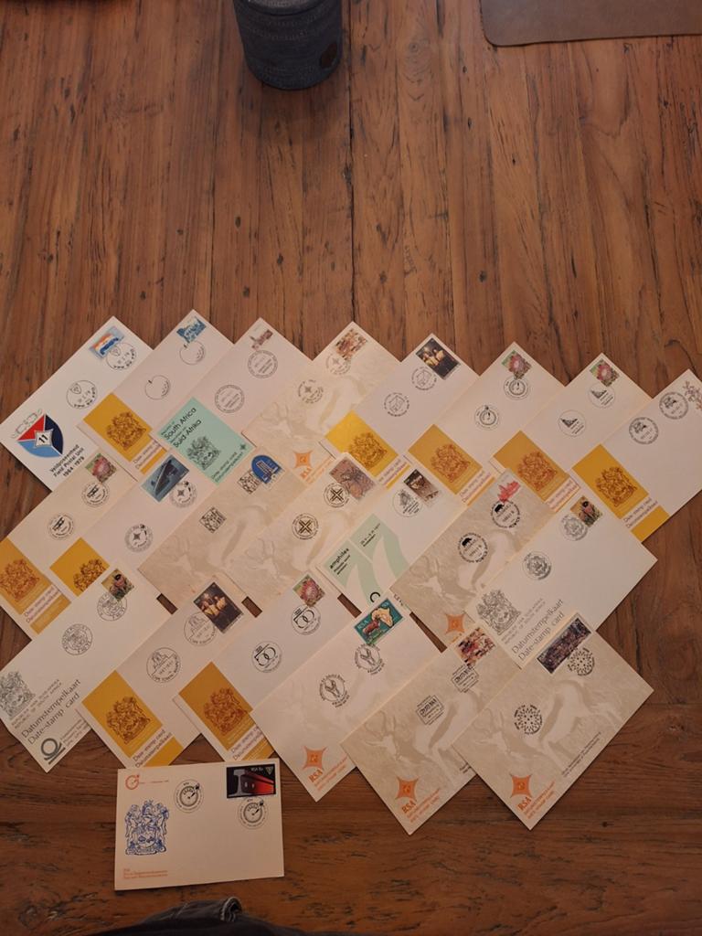 Fdc stempelkaart zuid africa, Ophalen of Verzenden, Overige landen