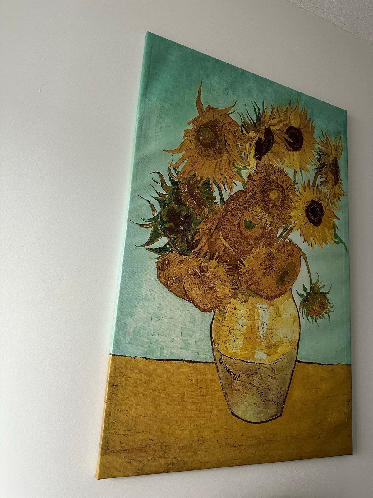 IKEA Canvas Print - Zonnebloemen van Van Gogh, Huis en Inrichting, Woonaccessoires | Schilderijen, Tekeningen en Foto's, Ophalen