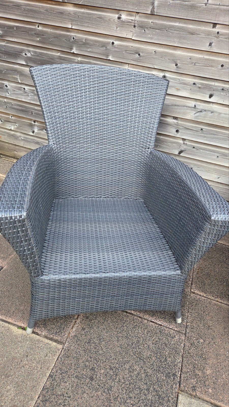 Bellagio Wicker Tuinstoel met Kussens - Zo goed als nieuw, Tuin en Terras, Ophalen, Zo goed als nieuw, Wicker