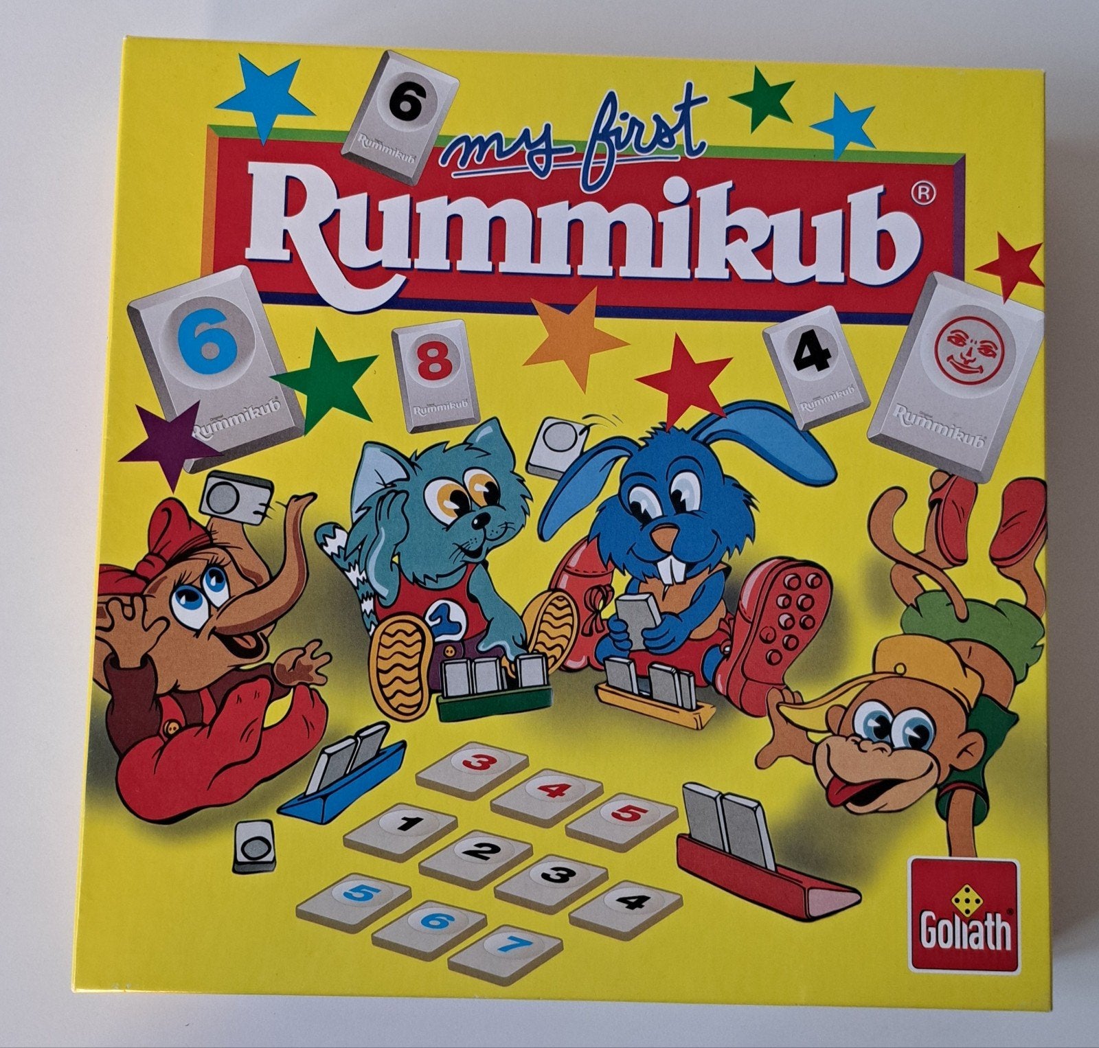 Rummikub junior vanaf 4 jaar, Een of twee spelers, Ophalen, Zo goed als nieuw, Goliath