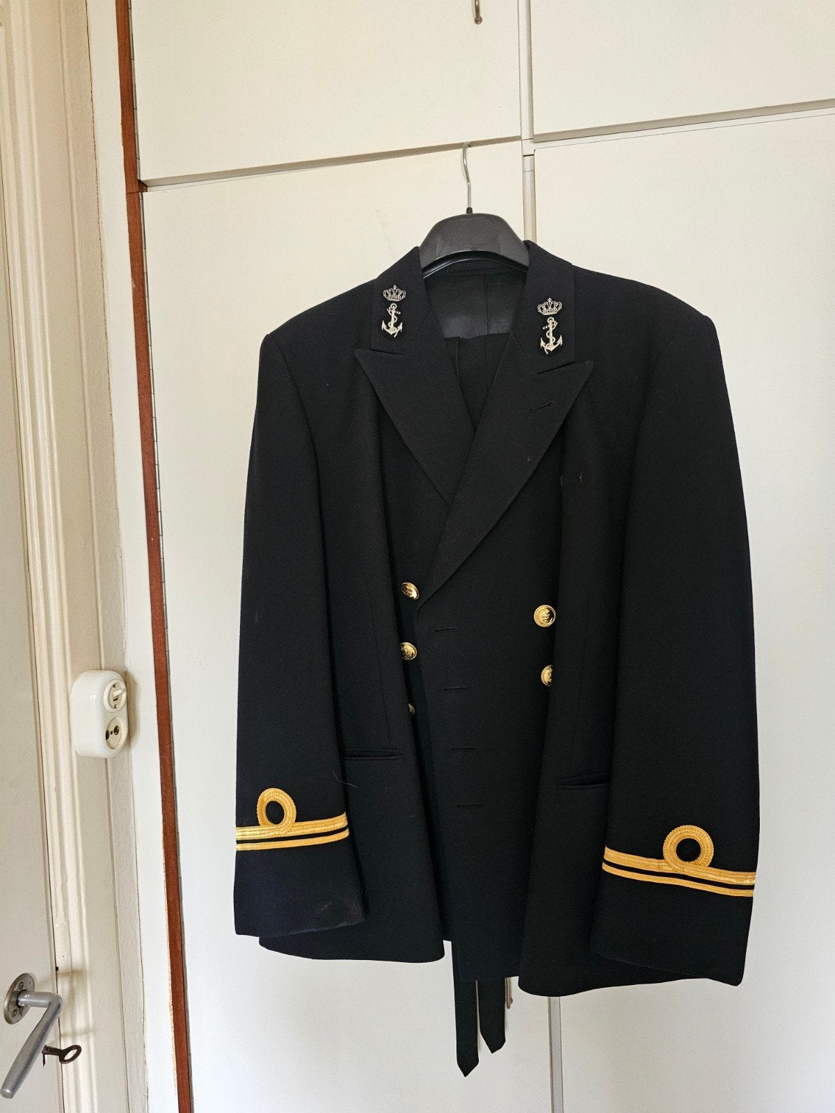 Vintage Marine Uniform Jas - KM Hedex 1987, Ophalen of Verzenden