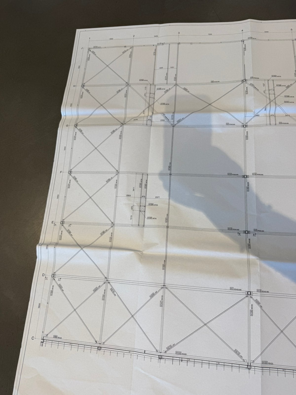 Staalconstructie raatliggers  lengte 17,80 m/1Gedemonteerd, Ophalen