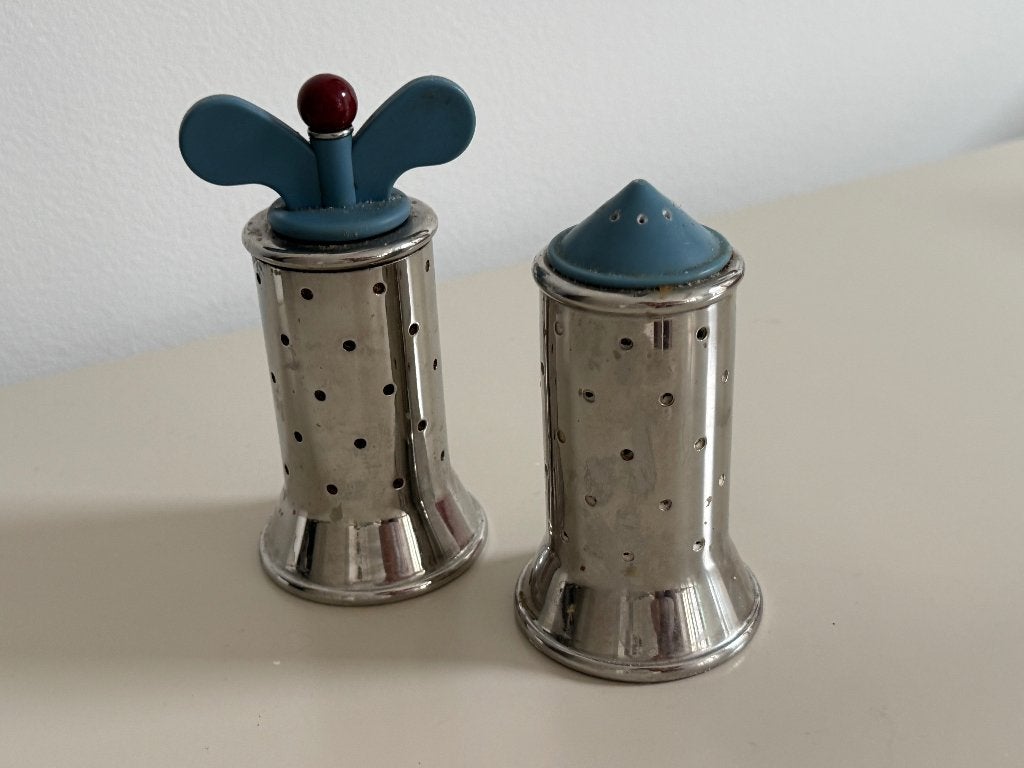 Alessi peper en zout stel, Ophalen of Verzenden, Zo goed als nieuw