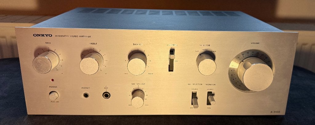 Onkyo A-3000  Stereo Integrated Amplifier (1979), Audio, Tv en Foto, Overige merken, Gebruikt, Ophalen of Verzenden, Minder dan 60 watt
