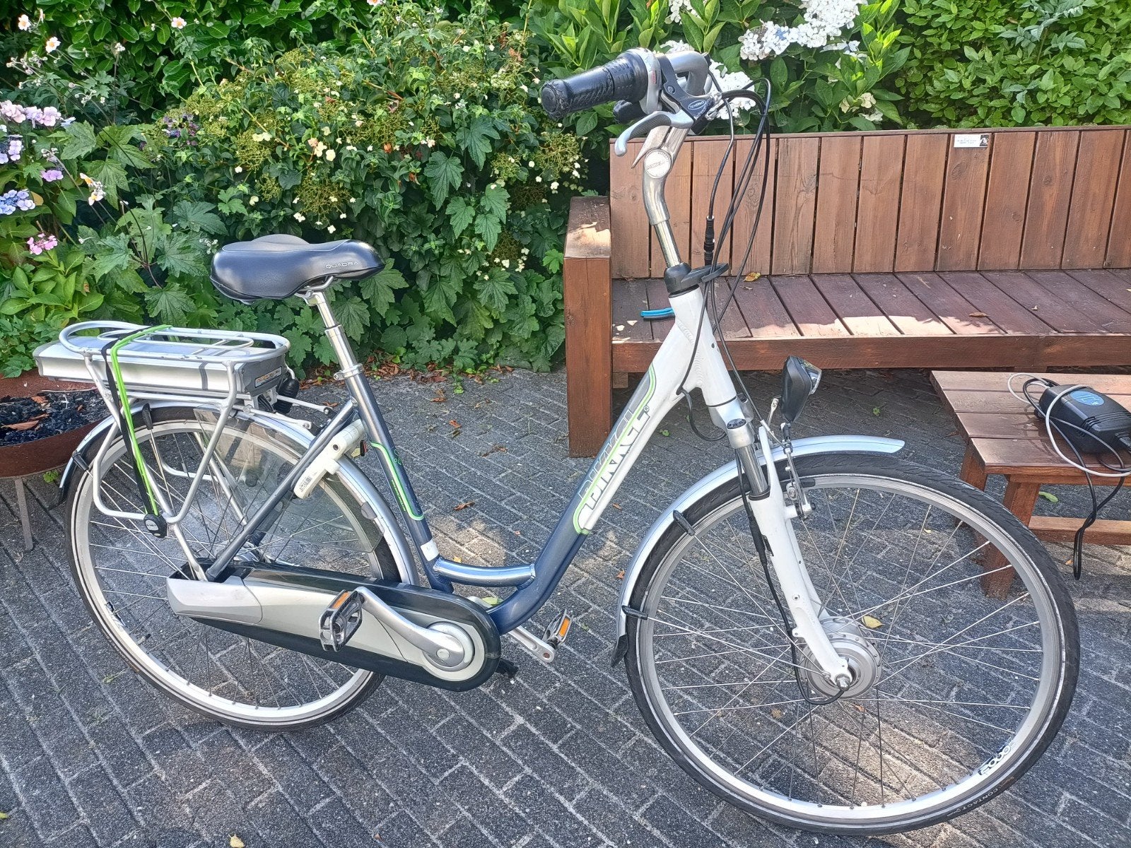 Elektrische fiets, nieuwe fietscomputer, zware batterij., Fietsen en Brommers, Elektrische fietsen, 55 tot 59 cm, Ophalen, Gebruikt