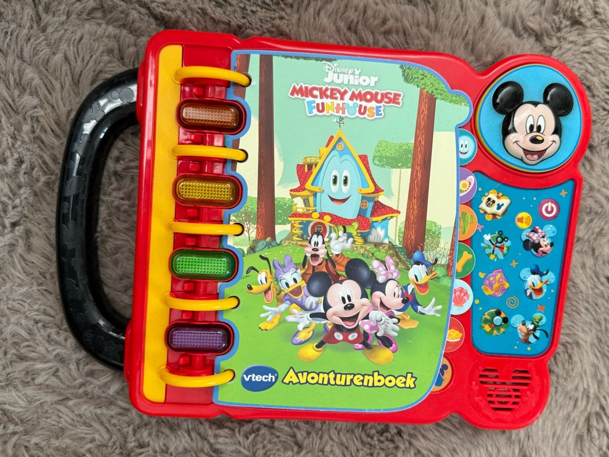 VTech Mickey Mouse Funhouse Avonturenboek, Ophalen of Verzenden, Zo goed als nieuw, 6 maanden tot 2 jaar