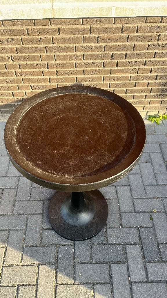 Bijzettafel, Huis en Inrichting, Tafels | Bijzettafels, Ophalen, Rond, 55 tot 75 cm, 60 cm of meer