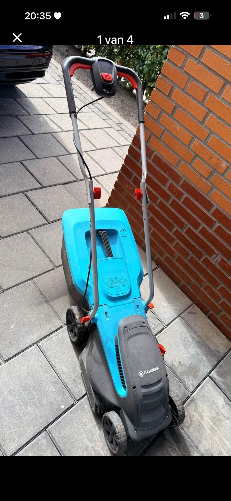 Gardena Grasmaaier, Ophalen, Zo goed als nieuw
