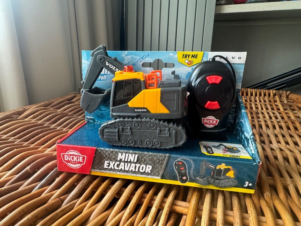 dickie toy mini excavator Volvo, Ophalen of Verzenden, Nieuw