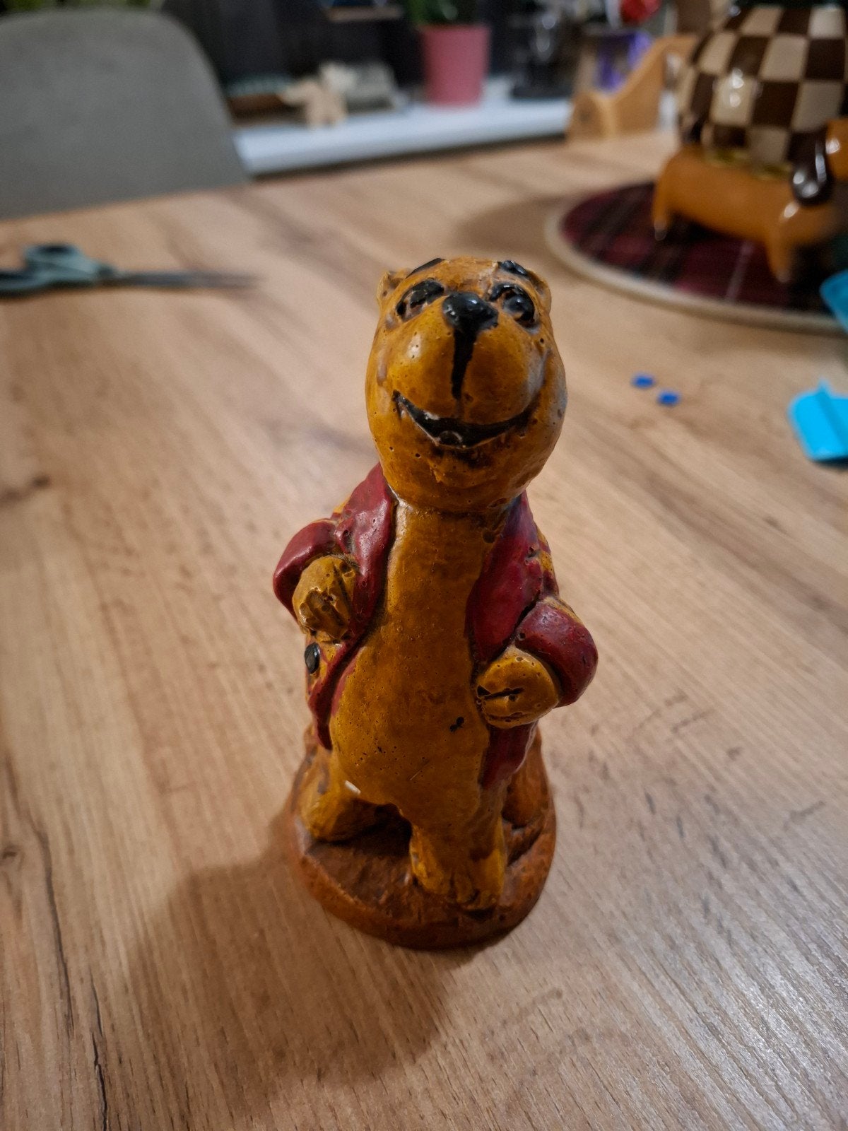 Vintage heer bommel beeldje, Verzamelen, Ophalen of Verzenden, Gebruikt, Dier