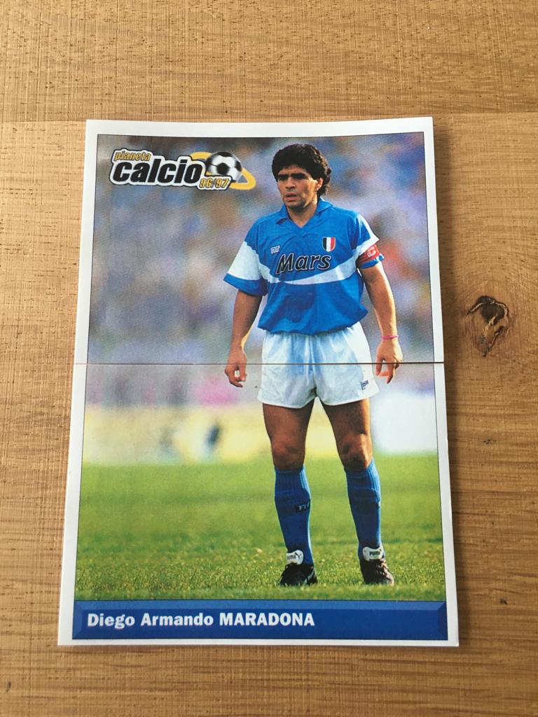 Voetbal stickers Diego Maradona Napoli, Ophalen of Verzenden, Nieuw, Meerdere stickers
