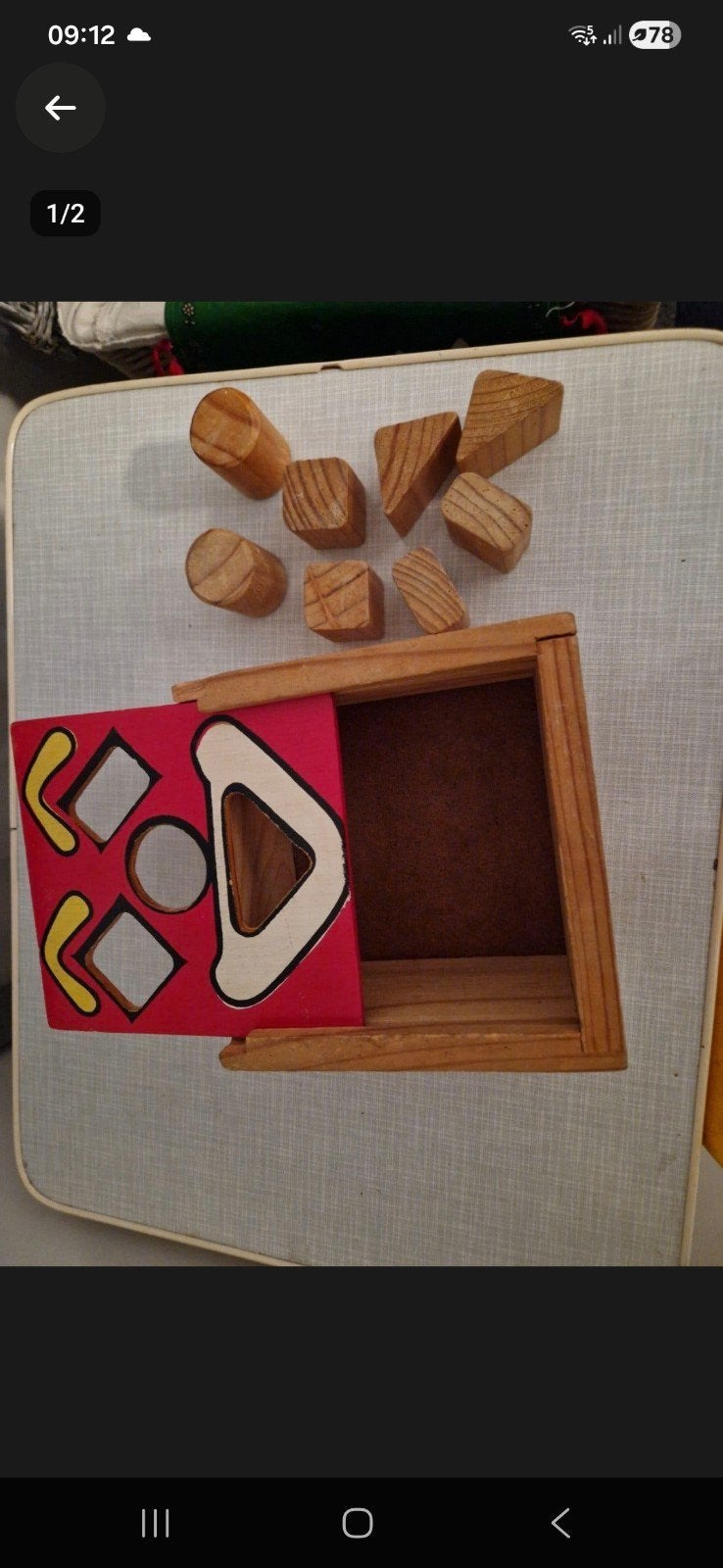 houten kubus, Ophalen of Verzenden, Gebruikt, Ontdekken