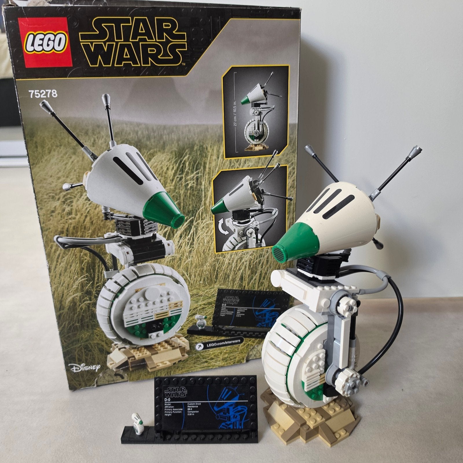 LEGO Star Wars D-O Droid (75278), Ophalen of Verzenden, Zo goed als nieuw, Overige merken