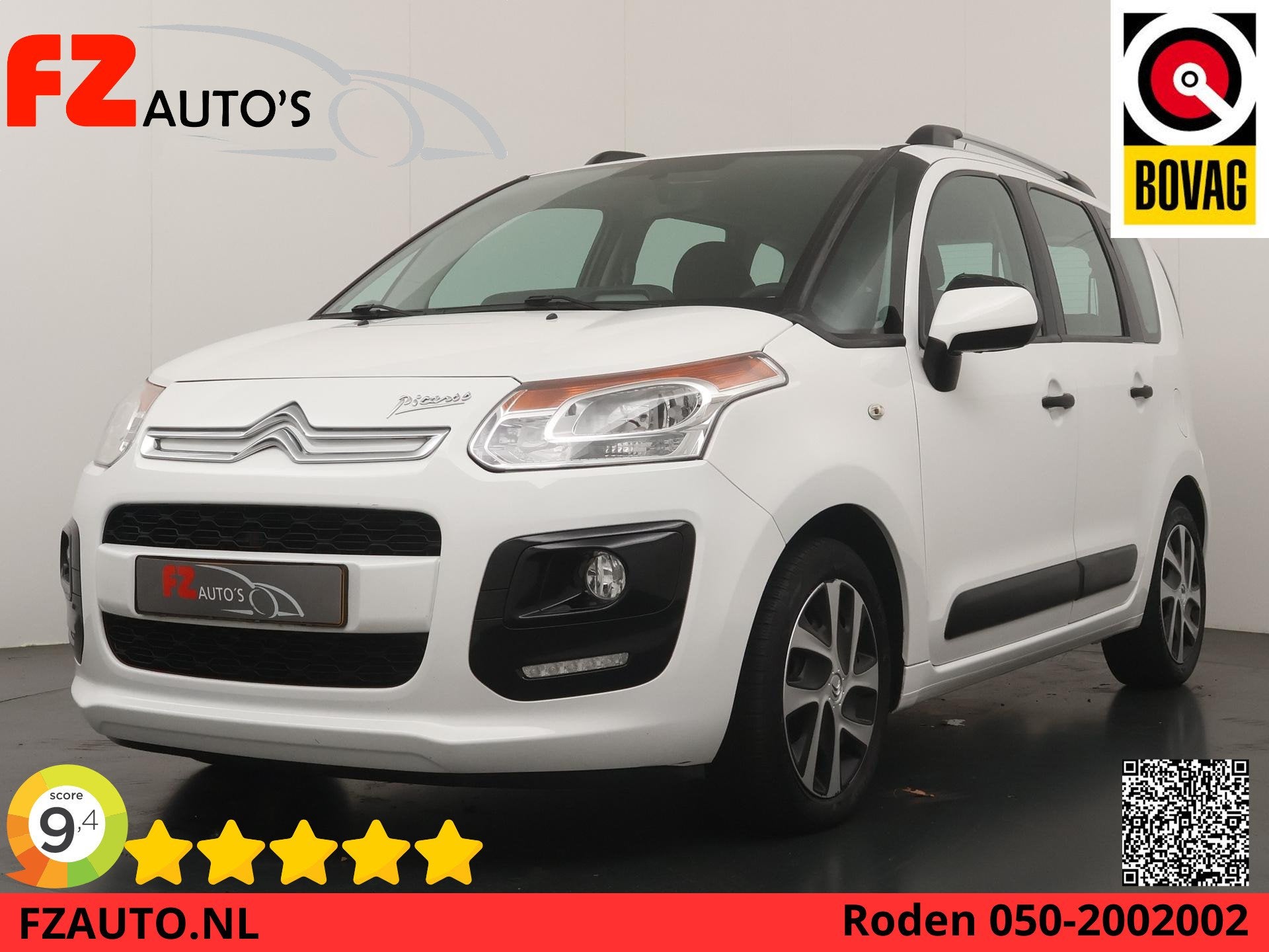 Citroen C3 Picasso 1.6 VTi Tendance - Lichtmetalen Velgen -, Auto's, Voorwielaandrijving, Euro 5, Stof, Gebruikt