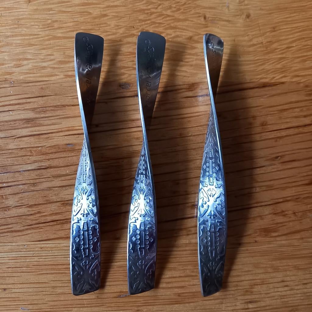 3 Roerstaafjes Marcel Wanders KLM, Ophalen of Verzenden, Rvs of Chroom