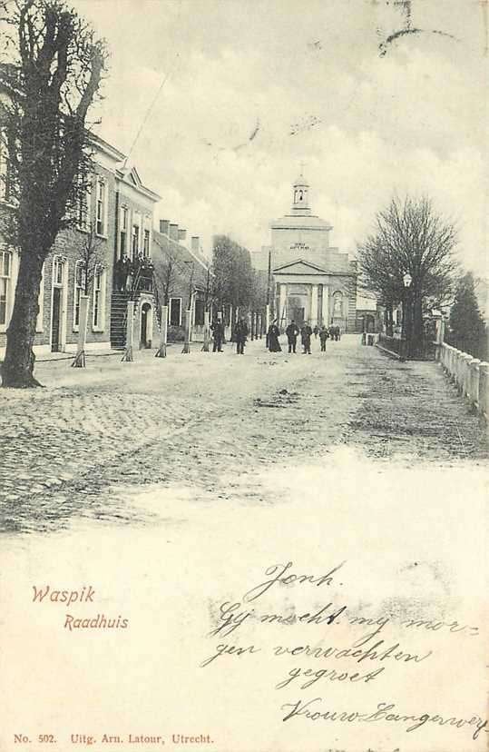 380-842-009 Waspik Raadhuis, Verzenden, Voor 1920, Noord-Brabant